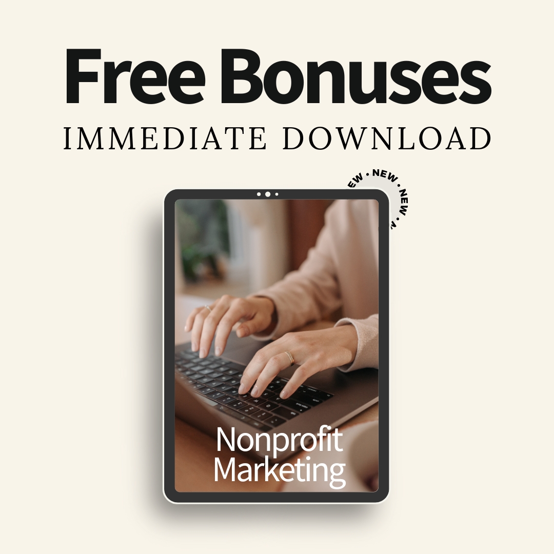 NonProfit marketing free bonuses